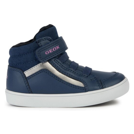 Geox Sneakersy B Gisli Girl B361MF 05410 C4002 M Tmavomodrá