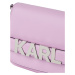 Karl Lagerfeld Taška cez rameno  levanduľová / strieborná
