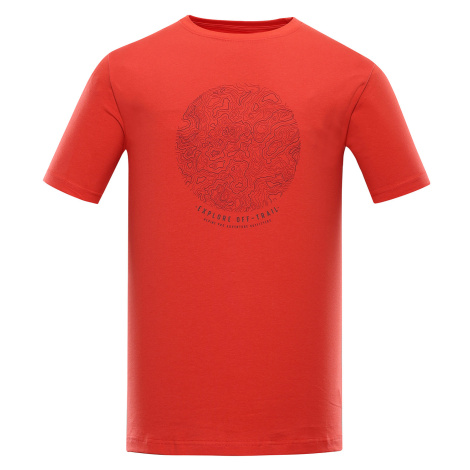 Men's cotton T-shirt ALPINE PRO ZIMIW cayenne variant pd
