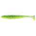 Daiwa gumová nástraha d-fin uv chartreuse tiger-10 cm