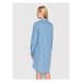 Lee Košeľové šaty L50DCLLR Modrá Regular Fit