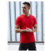 Men's Solid Color T-Shirt Red Dstreet