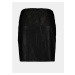 Čierna koženková sukňa Hailys