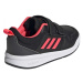 Dievčenská rekreačná obuv ADIDAS Tensaur C core black footwear white turbo pink