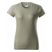 MALFINI Dámske tričko Basic - Svetlá khaki