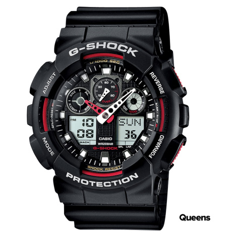Casio G-Shock GA 100-1A4ER čierne / červené
