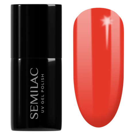 Semilac UV Hybrid Hottie gélový lak na nechty odtieň 039 Sexy Red