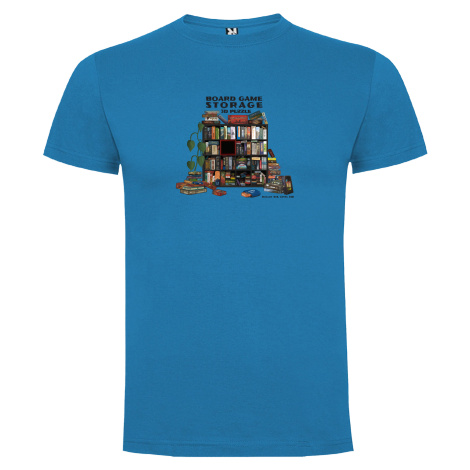 TLAMA games T-shirt "Storage 3D Puzzle" Barva: Azurová modrá, Velikost: S