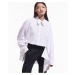 Košeľa Karl Lagerfeld Klxcd Transformer Shirt Biela