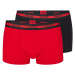 Pánske boxerky 50469775 čierno-červené - Hugo Boss