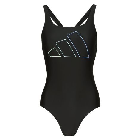 adidas  Big Bars X-Back Swimsuit  Plavky jednodielne Čierna