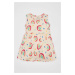 DEFACTO Baby Girl Patterned Sleeveless Dress