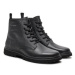 Calvin Klein Čižmy Eva Mid Laceup Boot Lth YM0YM00751 Čierna