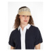 Tommy Hilfiger Šilt Beach Summer Straw Visor AW0AW16041 Écru