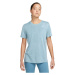 Nike NK DF TEE RLGD LBR Dámske tréningové tričko, svetlomodrá, veľkosť