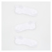 Reserved - Súprava 3 párov ponožiek - Biela