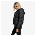 Bunda Urban Classics Ladies Hooded Puffer Jacket Black