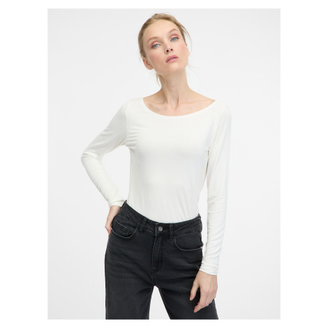 White women's long-sleeved T-shirt ORSAY - Women's