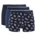 DEFACTO Men's Patterned 3-Pack Boxer