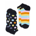 Happy Socks 2-Pack Big Dot Low Sock-4-7 farebné BDO02-9300-4-7