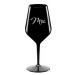 MRS. - černá nerozbitná sklenice na víno