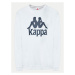 Kappa Mikina 703797 Biela Regular Fit