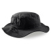 Beechfield Cargo Bucket Hat - Čierna