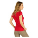 Litex Dámske tričko s krátkym rukávom 5D220 červená