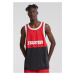 Men's tank top Split Mesh City red/black