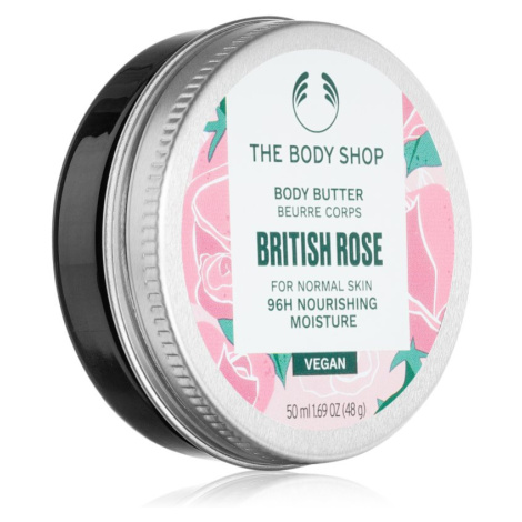 The Body Shop Body Butter Brirish Rose telové maslo s vyživujúcim účinkom