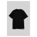 Tričko Karl Lagerfeld Jeans Klj Regular Sslv 3D Monogram Čierna