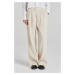 NOHAVICE GANT REL STRETCH LINEN TAILORED PANT hnedá