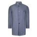 PLT8367 DEWBERRY MENS COAT-DARK FLAT GREY