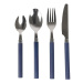 Súprava príborov Bo-Camp Cutlery Set 4 kusy pro 1 osobu Farba: modrá