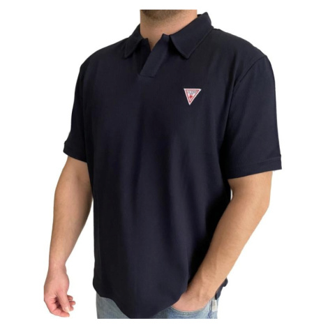 Pánske polo tričko Guess F4GP00 tmavomodré