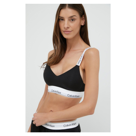 Podprsenka Calvin Klein Underwear čierna farba, jednofarebný, 000QF7059E