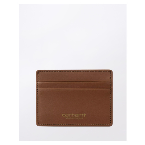 Carhartt WIP Vegas Cardholder Cognac/Gold