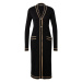 Lauren Ralph Lauren Pletený kabát  svetlohnedá / čierna
