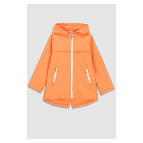 Detská nepremokavá bunda Coccodrillo oranžová farba