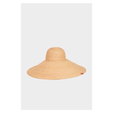 KLOBÚK GANT RAFFIA SUN HAT OATMEAL MELANGE