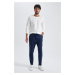 DEFACTO Slim Fit Flat Leg Sweatpants