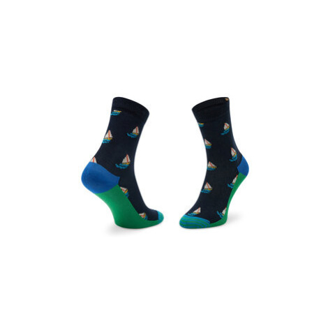 Happy Socks Súprava 2 párov vysokých detských ponožiek KIIT02-6500 Farebná