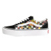 Dámska vychádzková obuv VANS UA Old Skool Platform poppy checkerboard black multi