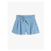 Koton Shorts Waist Tied Button Detailed