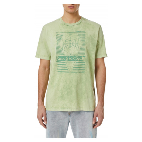 Tričko Diesel T-Just-C7 T-Shirt Zelená