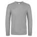 B&amp;C Pánske tričko s dlhým rukávom TU05T Sport Grey (Heather)