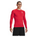 Pánske kompresné tričko s dlhým rukávom UNDER ARMOUR UA HG Armour Comp LS-RED