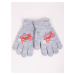 Yoclub Kids's Gloves RED-0012C-AA5A-023