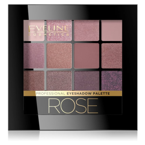 Eveline Cosmetics All in One paletka očných tieňov odtieň Rose