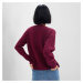 Svetr GAP V Neck Sweater Acai Berry